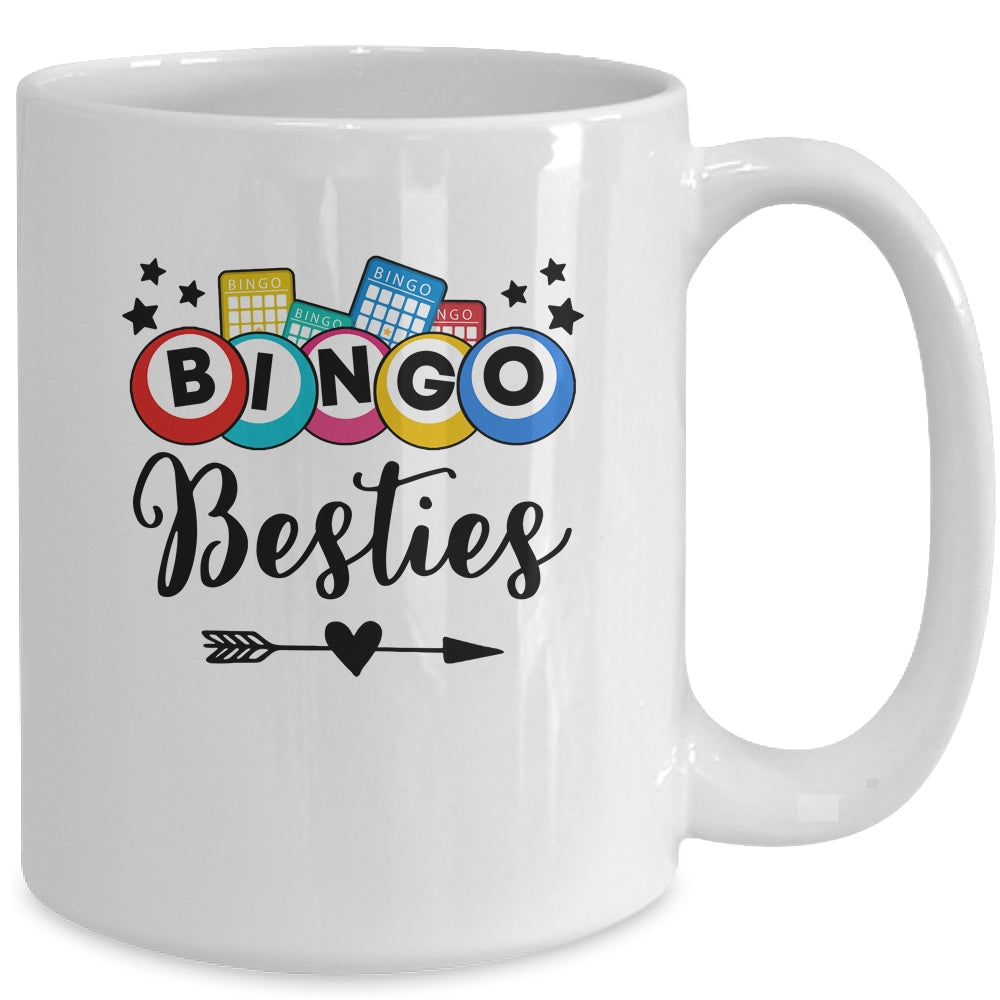 Bingo Besties Bingo Art Funny Game Players Lady Women Men Mug | teecentury
