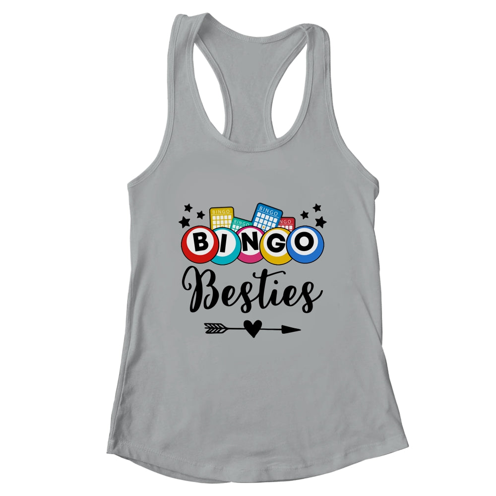 Bingo Besties Bingo Art Funny Game Players Lady Women Men Shirt & Tank Top | teecentury