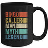 Bingo Caller Man Myth Legend Vintage Bingo Lucky Player Men Mug | teecentury