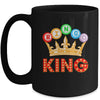 Bingo King Designs For Men Dad Bingo Lovers Casino Players Mug | teecentury