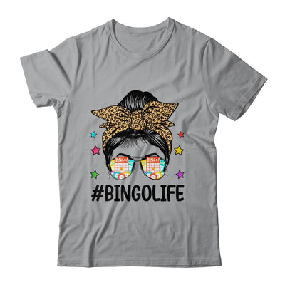 Bingo Life Messy Bun Bingo Lover Grandma Mom Mothers Day Shirt & Tank Top | teecentury