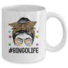 Bingo Life Messy Bun Bingo Lover Grandma Mom Mothers Day Mug | teecentury