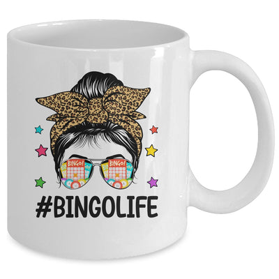 Bingo Life Messy Bun Bingo Lover Grandma Mom Mothers Day Mug | teecentury