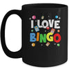 Bingo Love Play Humour Game Gambling Bingo Player Mug | teecentury