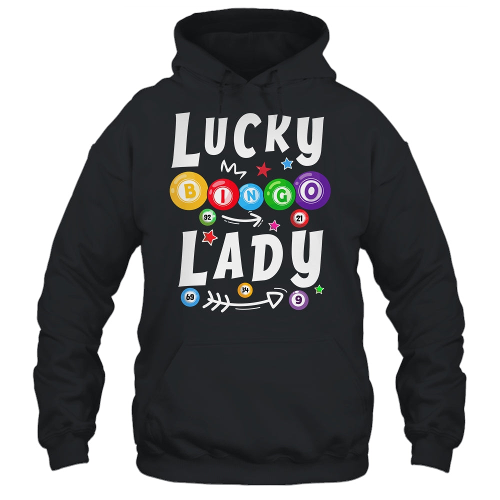 Bingo Night Funny Bingo Lucky Bingo Lady For Grandma Mom Shirt