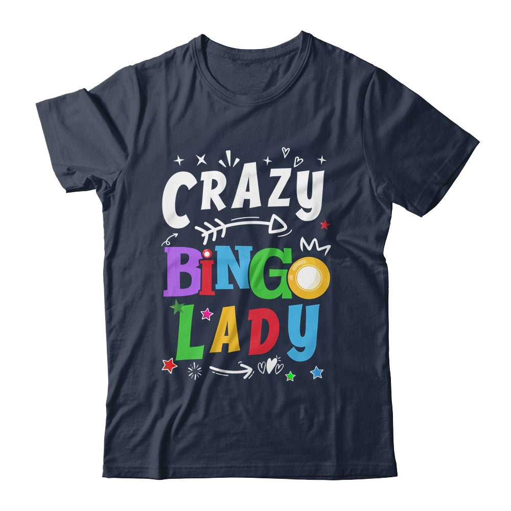 Bingo Night Funny Crazy Bingo Lady Player For Grandma Mom Shirt & Tank Top | teecentury