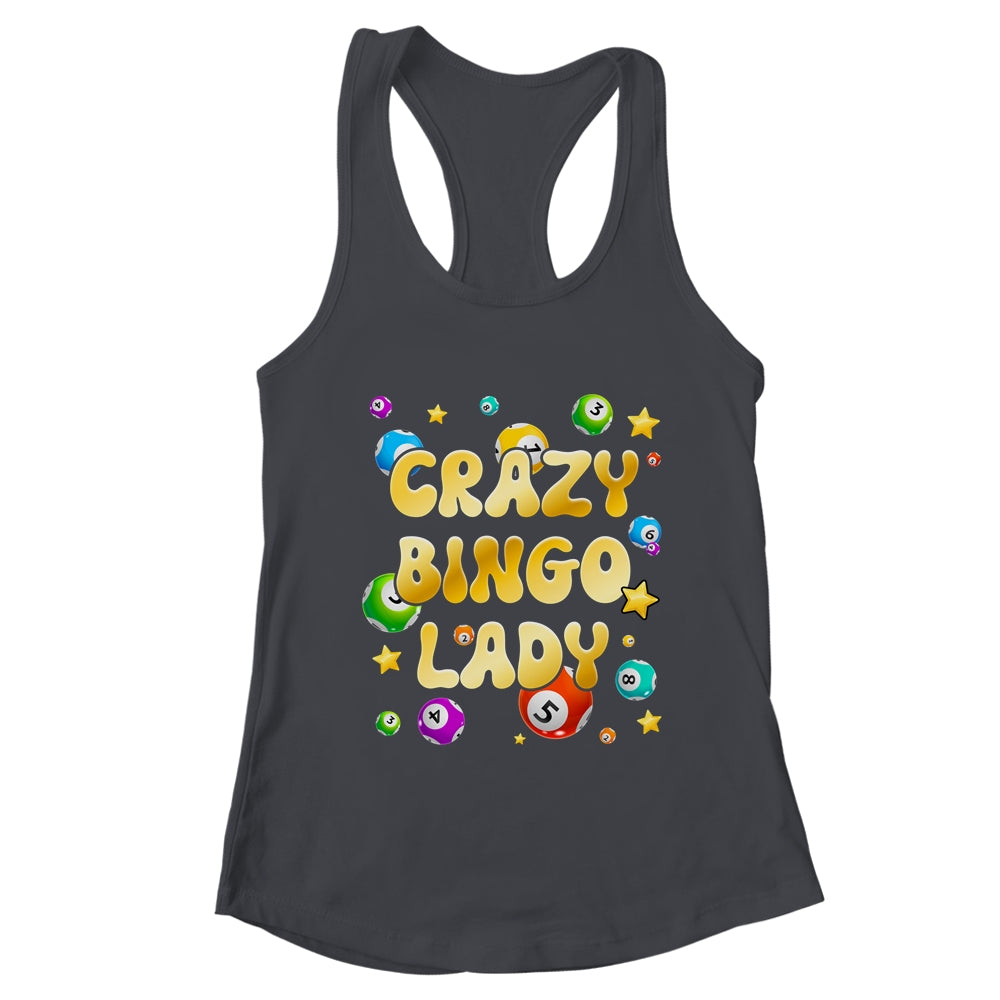 Bingo Player Crazy Bingo Lady Funny Bingo Women Shirt & Tank Top | teecentury
