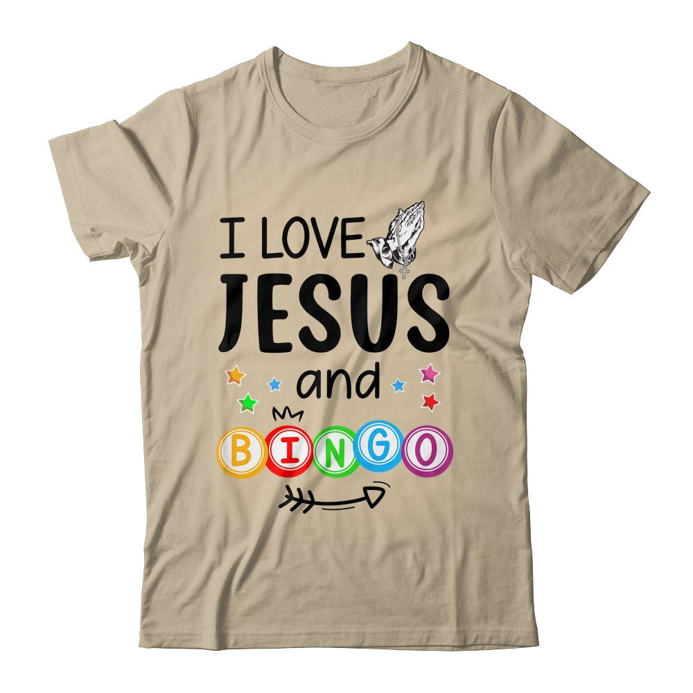 Bingo Player Jesus Faith Christian I Love Jesus And Bingo Shirt & Tank Top | teecentury