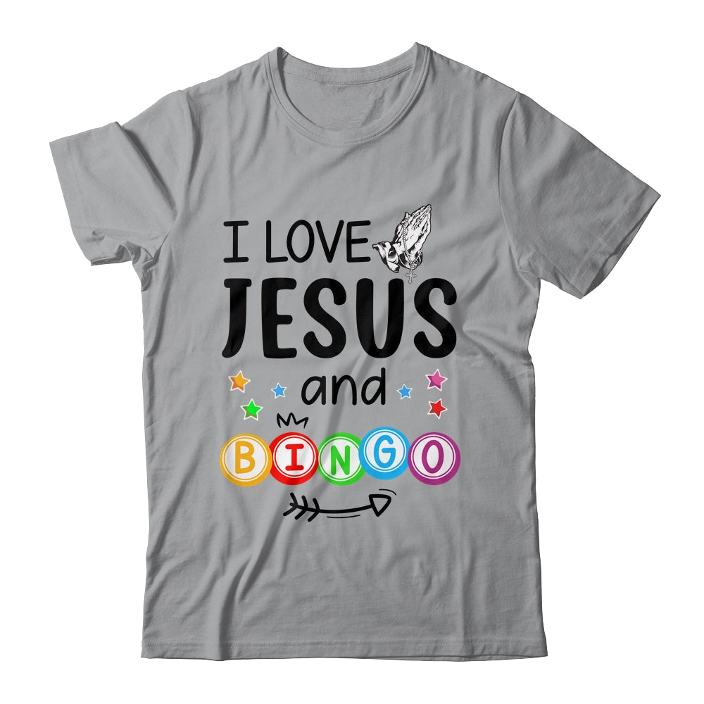 Bingo Player Jesus Faith Christian I Love Jesus And Bingo Shirt & Tank Top | teecentury