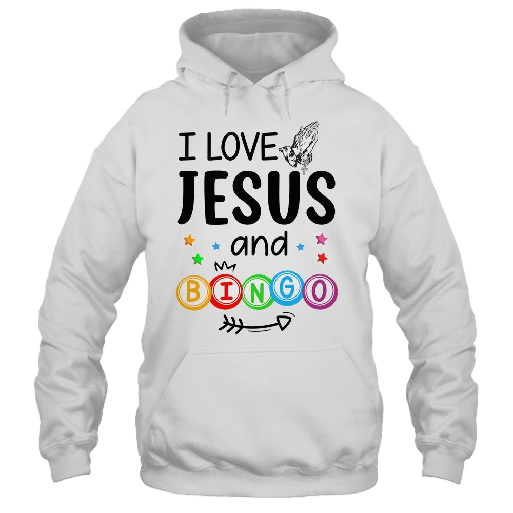 Bingo Player Jesus Faith Christian I Love Jesus And Bingo Shirt & Tank Top | teecentury