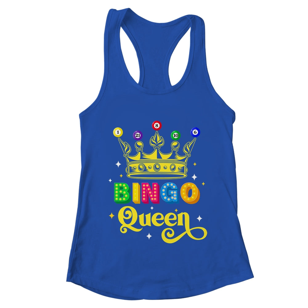 Bingo Queen Bingo Player Design For Women Casino Gambling Shirt & Tank Top | teecentury