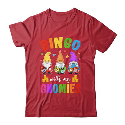 Bingo With My Gnomies Design Women Men Funny Bingo Player Shirt & Tank Top | teecentury