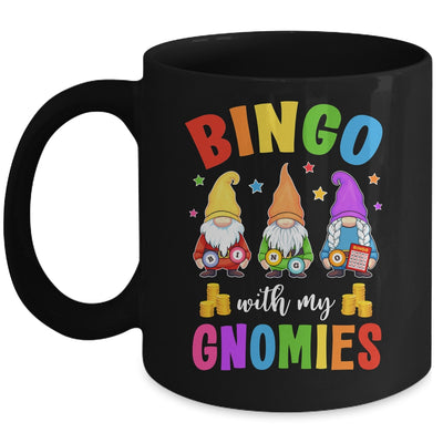 Bingo With My Gnomies Design Women Men Funny Bingo Player Mug | teecentury