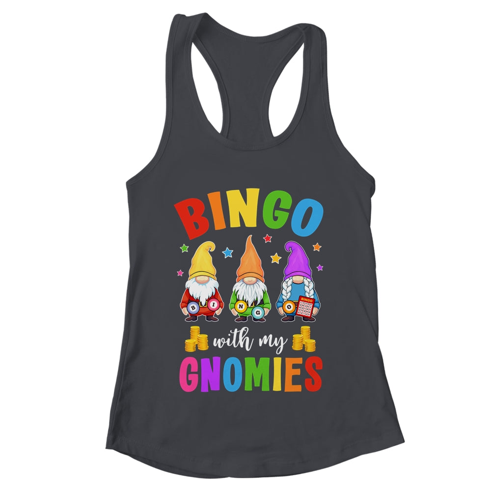 Bingo With My Gnomies Design Women Men Funny Bingo Player Shirt & Tank Top | teecentury