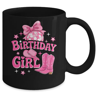 Birthday Cowgirl Western Disco Birthday Girl Party Women Mug | teecentury