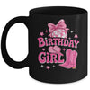 Birthday Cowgirl Western Disco Birthday Girl Party Women Mug | teecentury