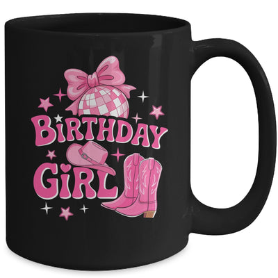 Birthday Cowgirl Western Disco Birthday Girl Party Women Mug | teecentury