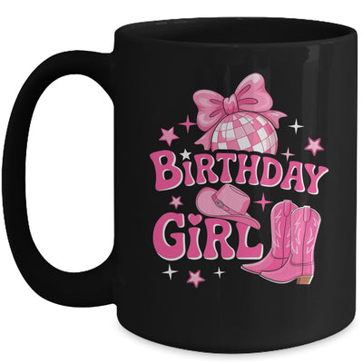 Birthday Cowgirl Western Disco Birthday Girl Party Women Mug | teecentury