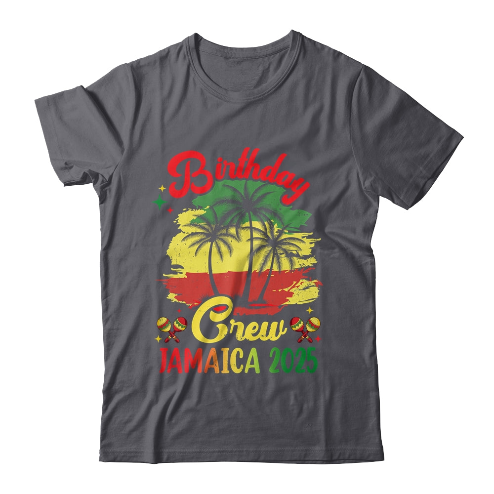 Birthday Crew Jamaica 2025 30th 50th Party Vacation Matching Shirt & Tank Top | teecentury
