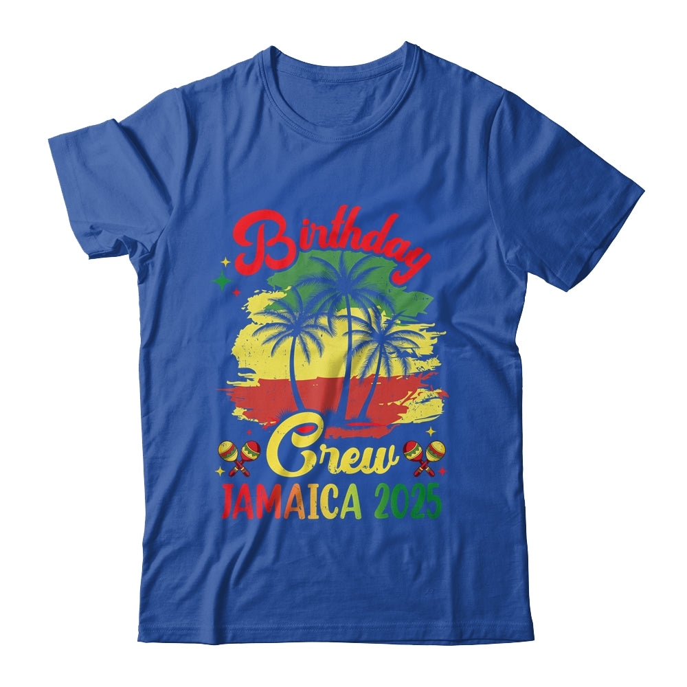 Birthday Crew Jamaica 2025 30th 50th Party Vacation Matching Shirt & Tank Top | teecentury