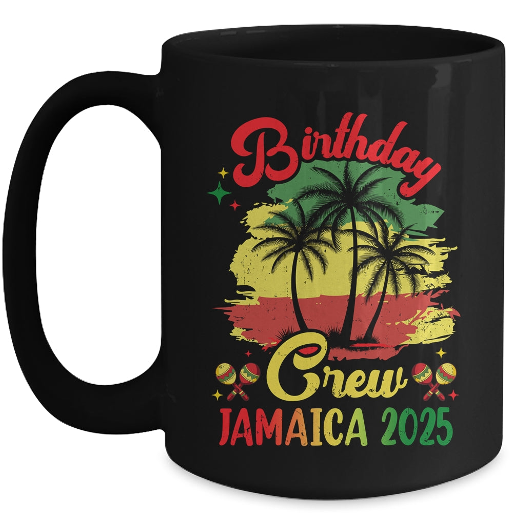 Birthday Crew Jamaica 2025 30th 50th Party Vacation Matching Mug | teecentury