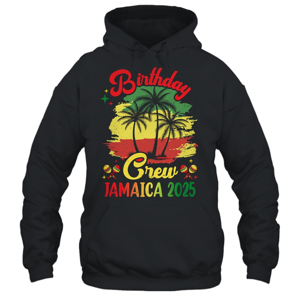 Birthday Crew Jamaica 2025 30th 50th Party Vacation Matching Shirt & Tank Top | teecentury