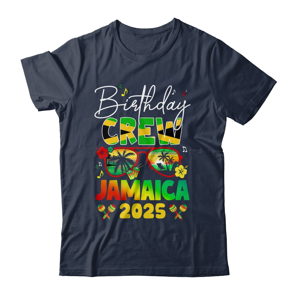 Birthday Crew Jamaica 2025 Birthday Girl Party Matching Shirt & Tank Top | teecentury