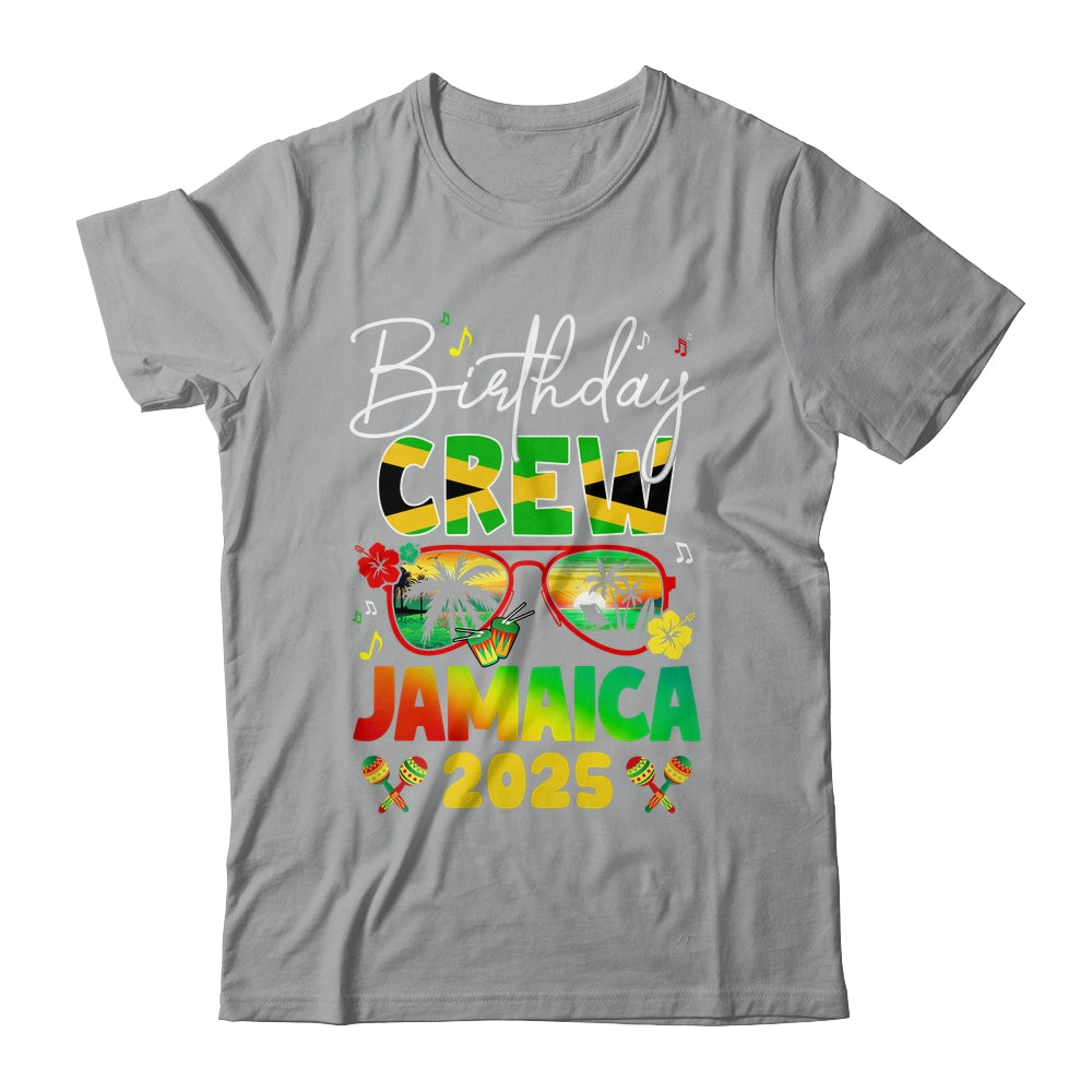 Birthday Crew Jamaica 2025 Birthday Girl Party Matching Shirt & Tank Top | teecentury