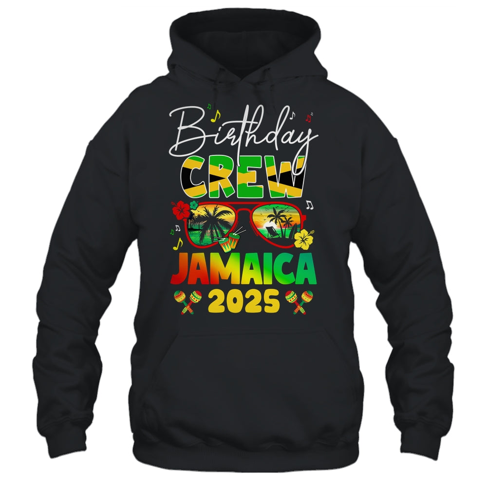 Birthday Crew Jamaica 2025 Birthday Girl Party Matching Shirt & Tank Top | teecentury