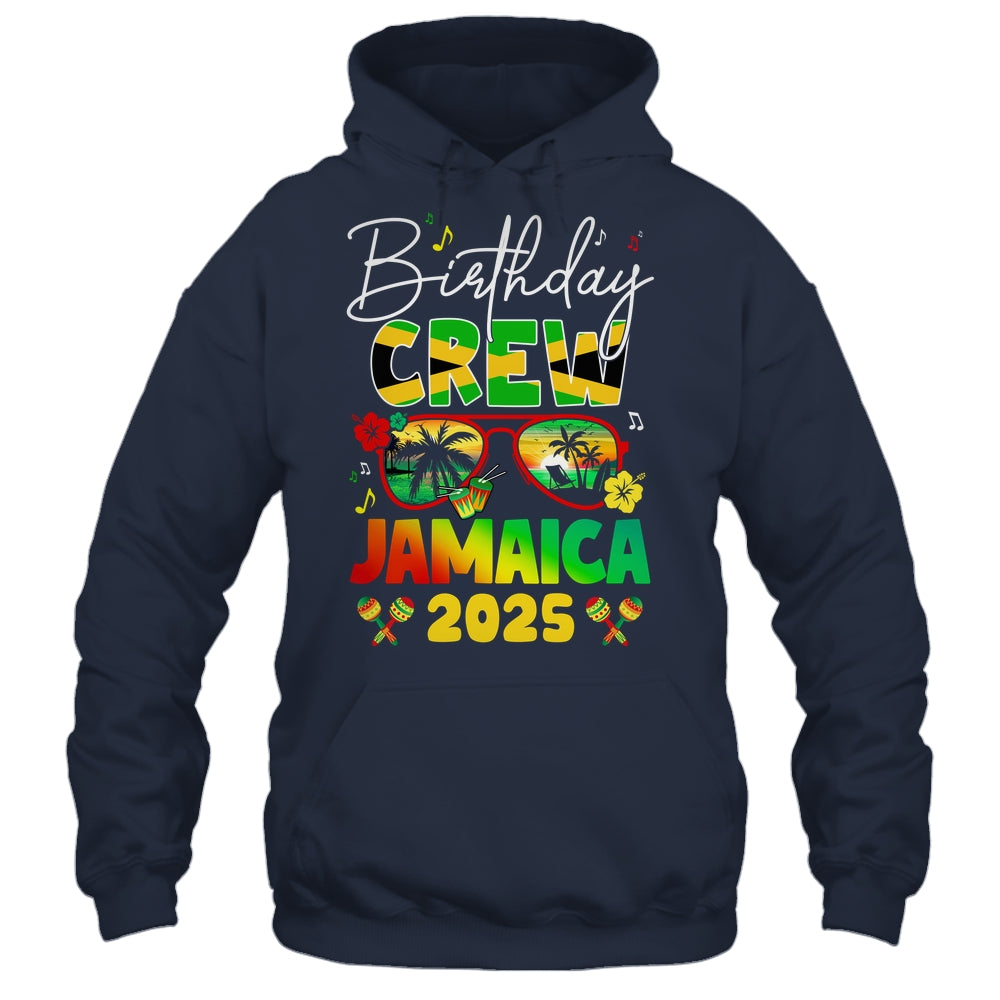 Birthday Crew Jamaica 2025 Birthday Girl Party Matching Shirt & Tank Top | teecentury