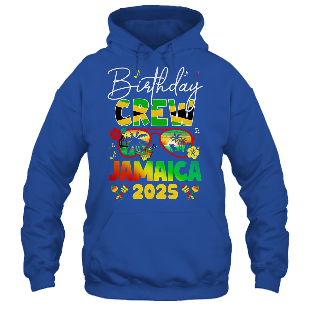 Birthday Crew Jamaica 2025 Birthday Girl Party Matching Shirt & Tank Top | teecentury