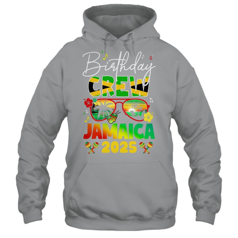 Birthday Crew Jamaica 2025 Birthday Girl Party Matching Shirt & Tank Top | teecentury