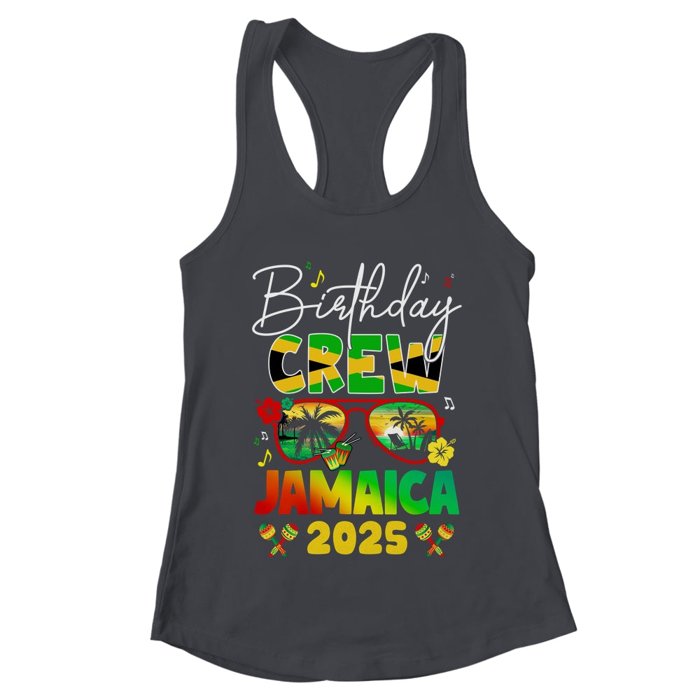 Birthday Crew Jamaica 2025 Birthday Girl Party Matching Shirt & Tank Top | teecentury