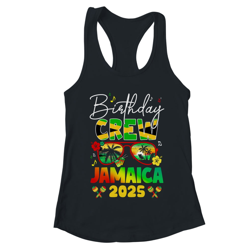 Birthday Crew Jamaica 2025 Birthday Girl Party Matching Shirt & Tank Top | teecentury