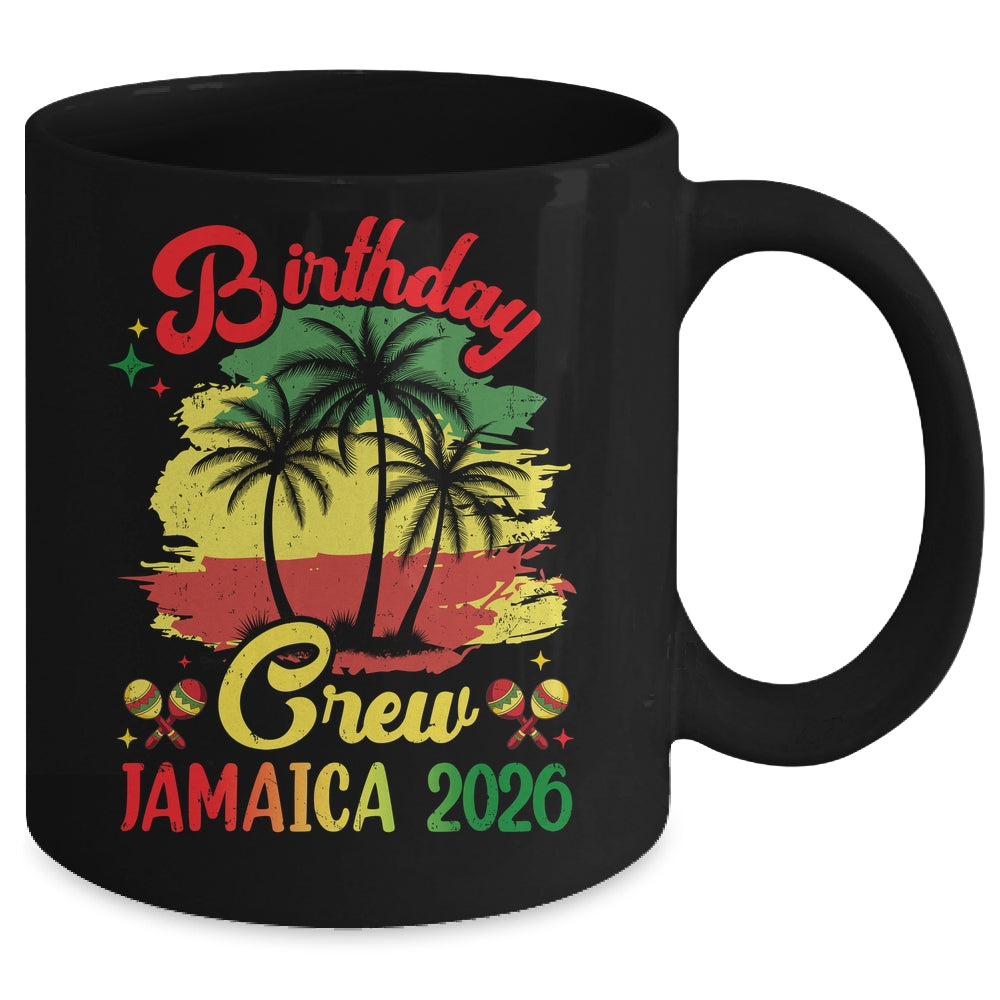 Birthday Crew Jamaica 2026 30th 50th Party Vacation Matching Mug | teecentury