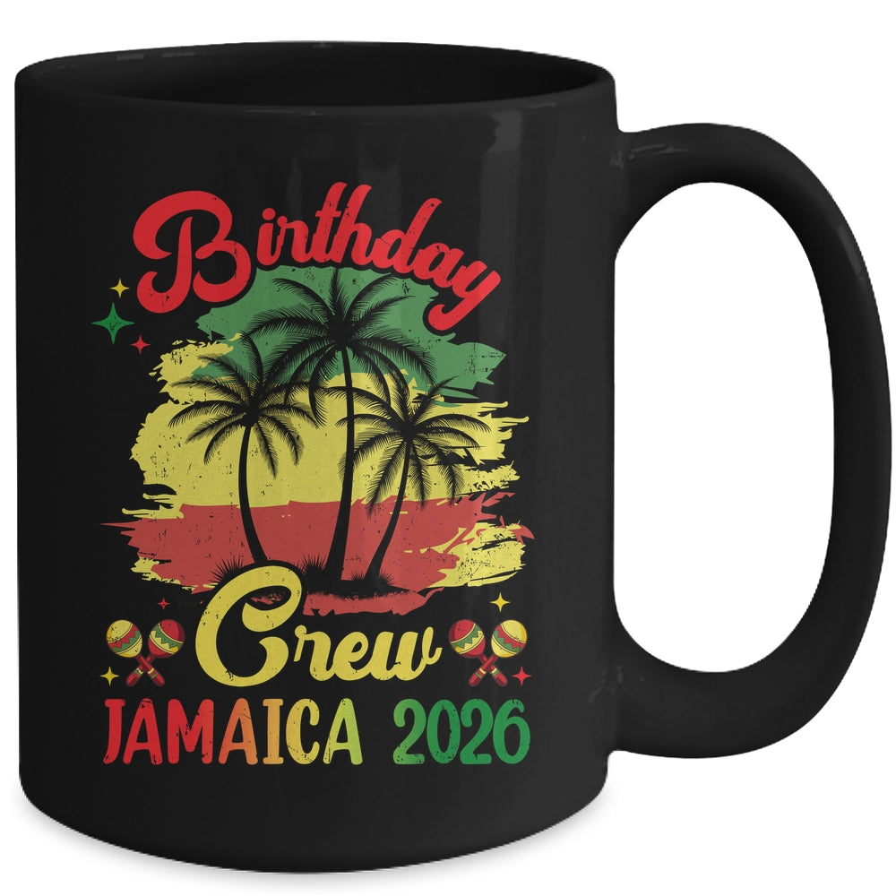Birthday Crew Jamaica 2026 30th 50th Party Vacation Matching Mug | teecentury