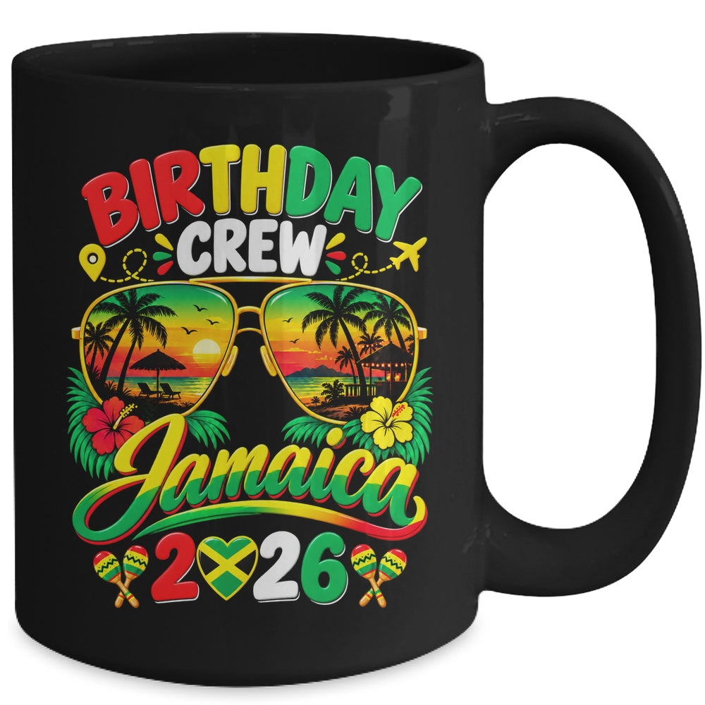 Birthday Crew Jamaica 2026 Family Reunion Sisters Girls Trip Mug | teecentury