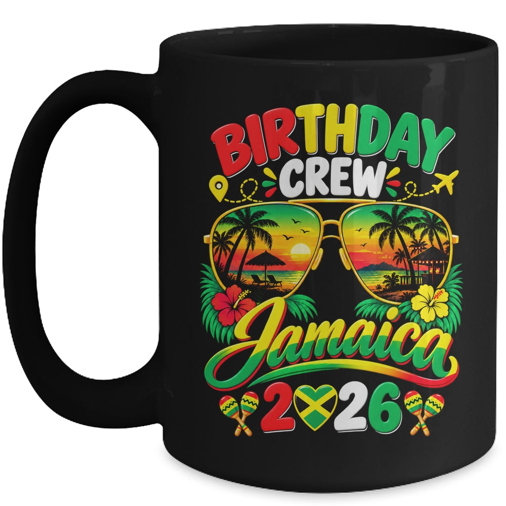 Birthday Crew Jamaica 2026 Family Reunion Sisters Girls Trip Mug | teecentury