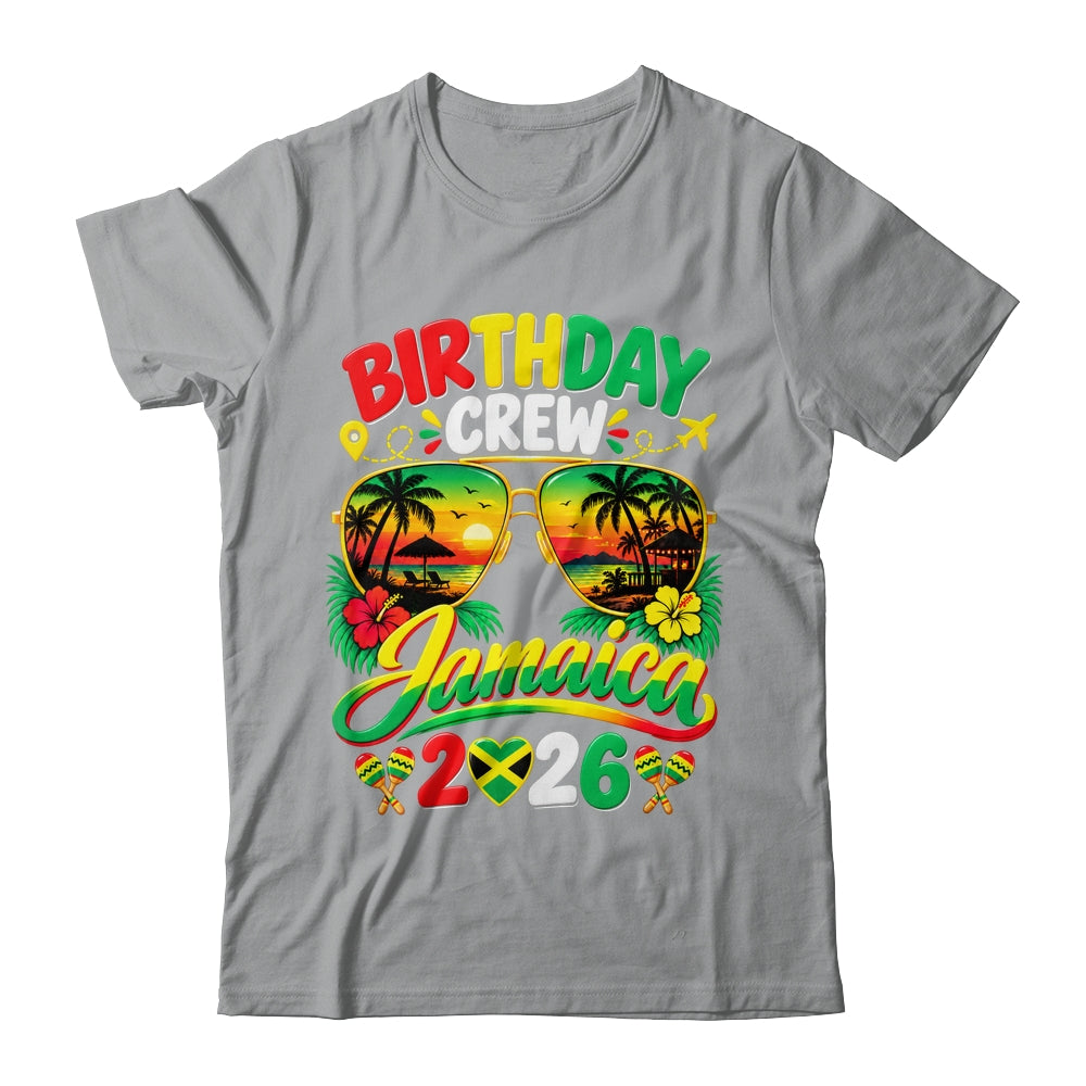 Birthday Crew Jamaica 2026 Family Reunion Sisters Girls Trip Shirt & Tank Top | teecentury