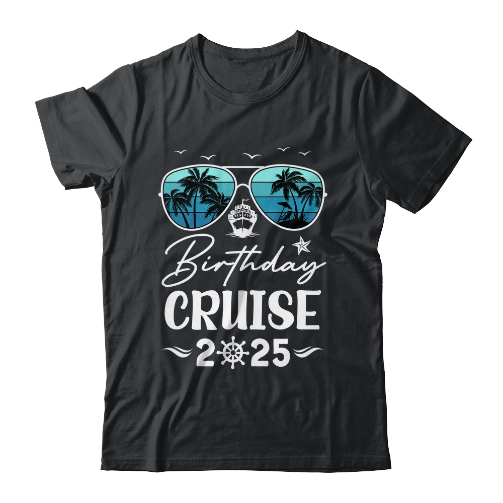 Birthday Cruise 2025 Party Vacation Squad Birthday Trip Shirt & Tank Top | teecentury