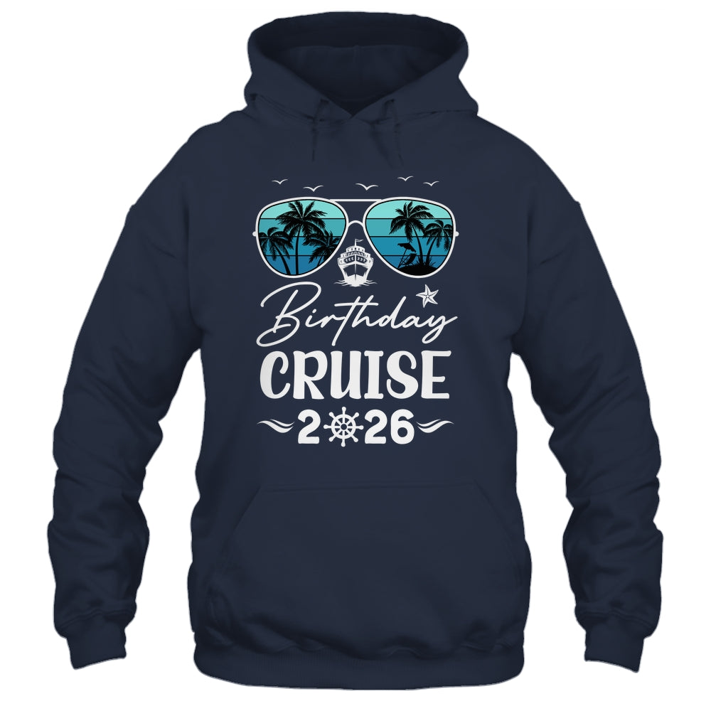 Birthday Cruise 2026 Party Vacation Squad Birthday Trip Shirt & Tank Top | teecentury
