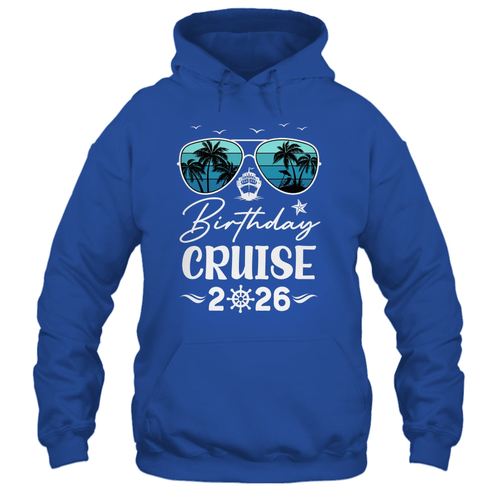 Birthday Cruise 2026 Party Vacation Squad Birthday Trip Shirt & Tank Top | teecentury