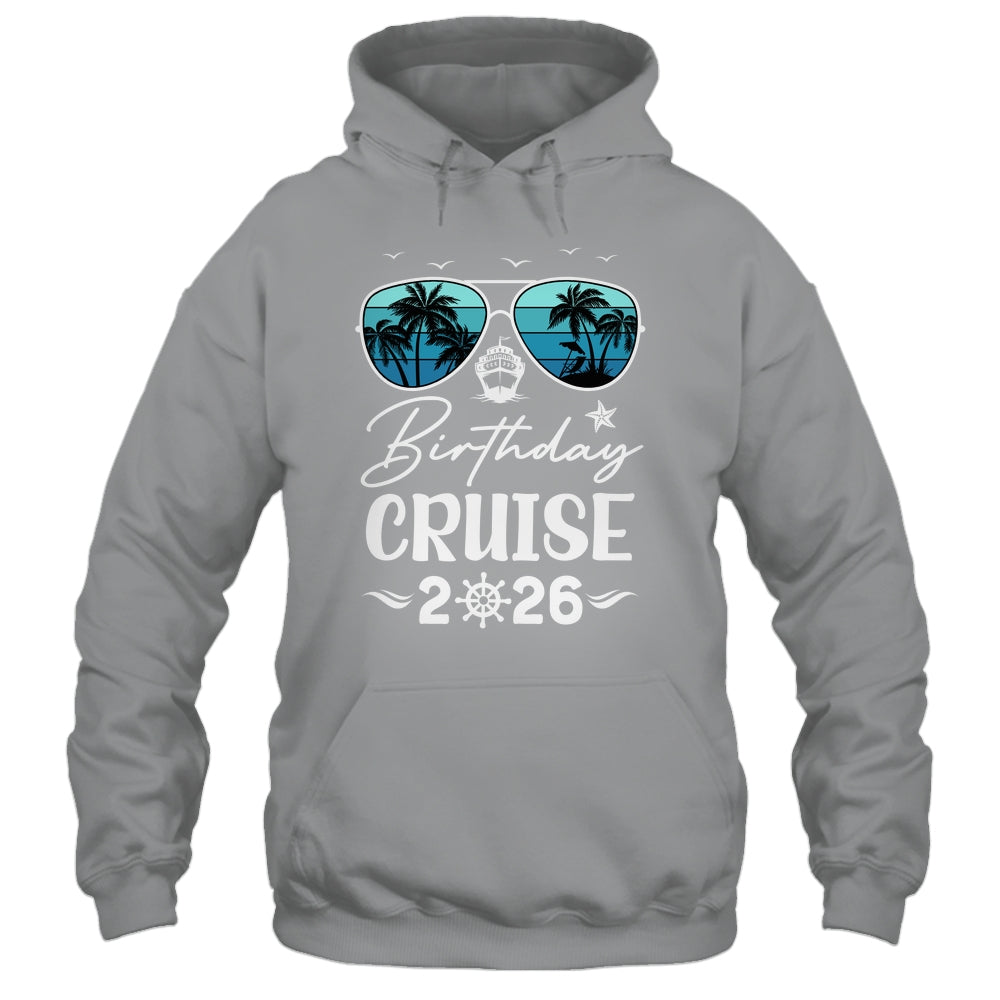 Birthday Cruise 2026 Party Vacation Squad Birthday Trip Shirt & Tank Top | teecentury