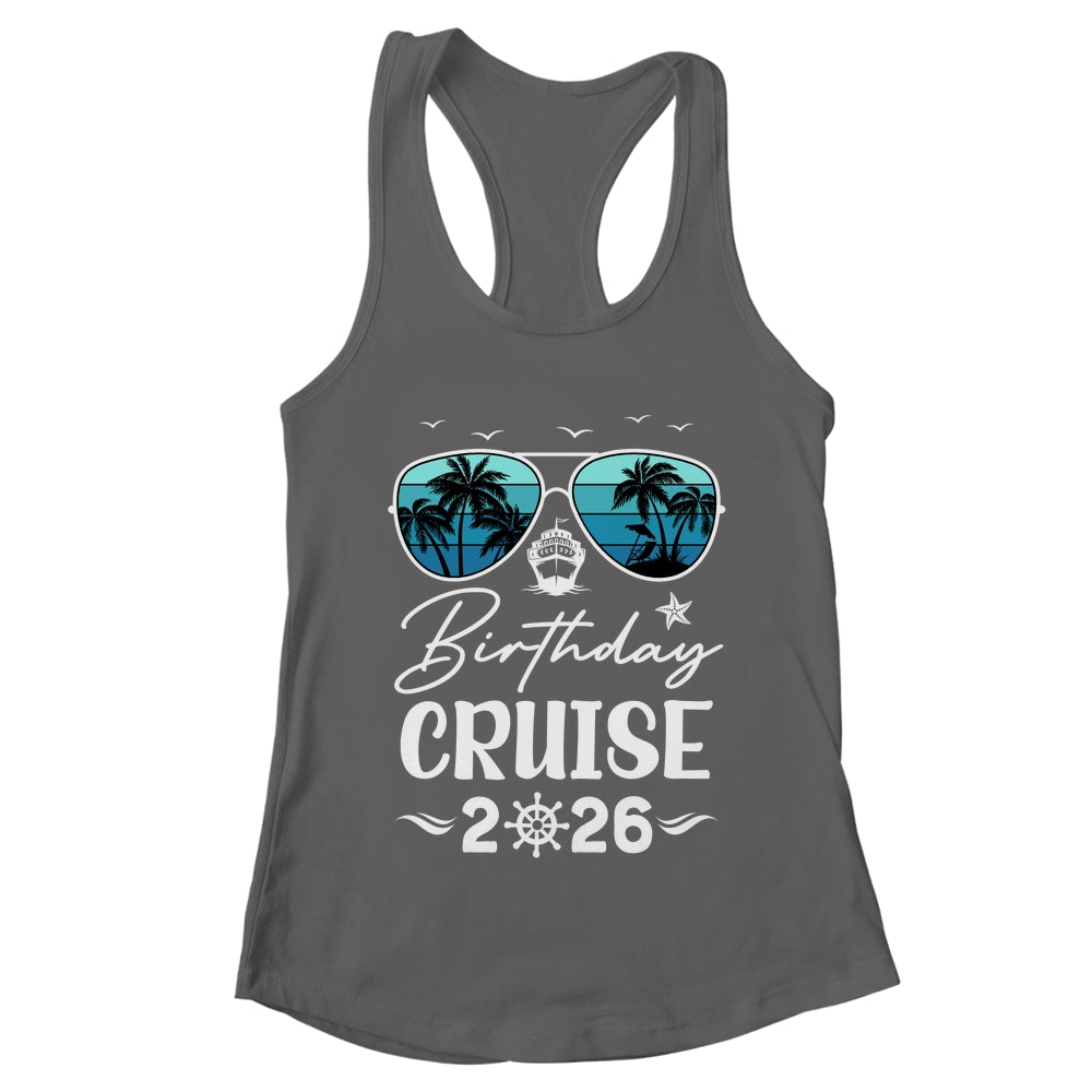 Birthday Cruise 2026 Party Vacation Squad Birthday Trip Shirt & Tank Top | teecentury