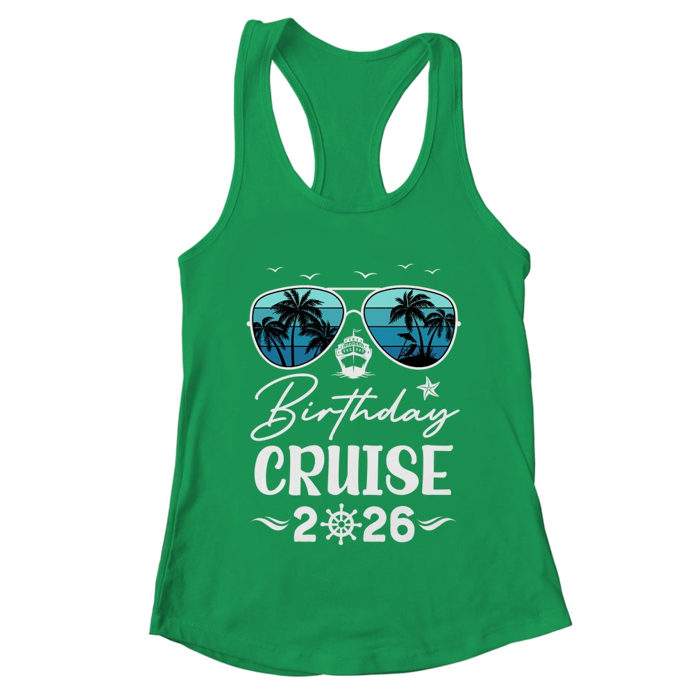 Birthday Cruise 2026 Party Vacation Squad Birthday Trip Shirt & Tank Top | teecentury