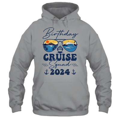Birthday Cruise Squad 2024 Vacation Matching Family Shirt & Tank Top | teecentury