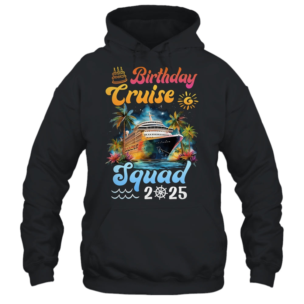 Birthday Cruise Squad 2025 Cruise Birthday Party Vacation Shirt & Tank Top | teecentury