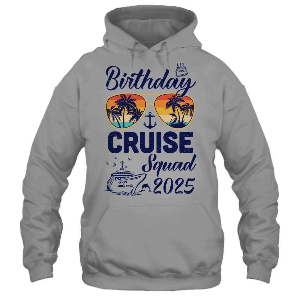Birthday Cruise Squad 2025 Vacation Cruise Birthday Party Shirt & Tank Top | teecentury