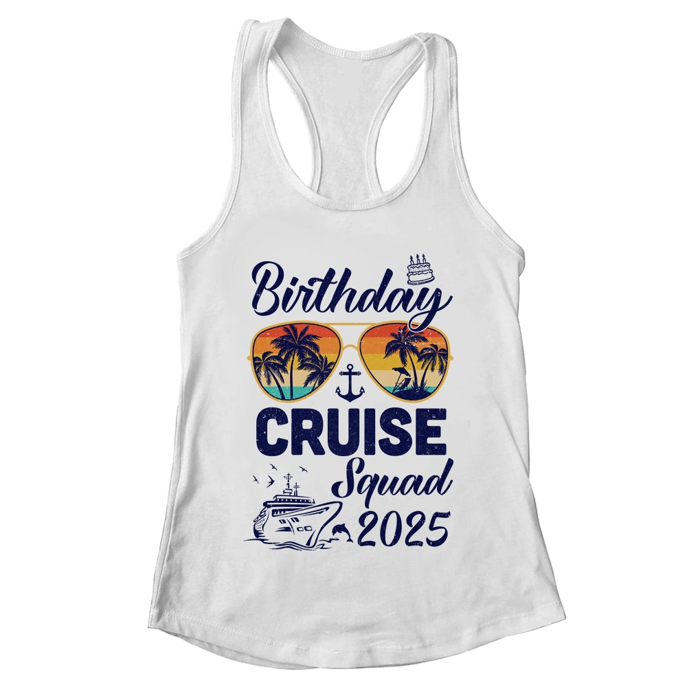 Birthday Cruise Squad 2025 Vacation Cruise Birthday Party Shirt & Tank Top | teecentury