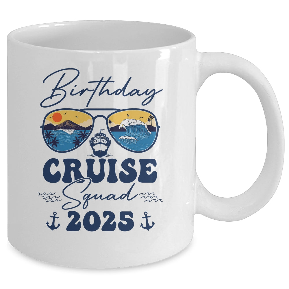 Birthday Cruise Squad 2025 Vacation Matching Family Mug | teecentury